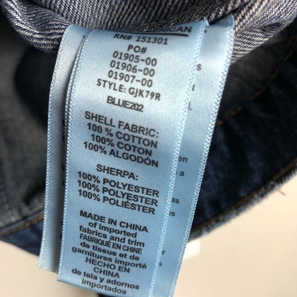 GOOD AMERICAN Boyfriend Denim Jacket Plus 18 - Picture 13 of 13